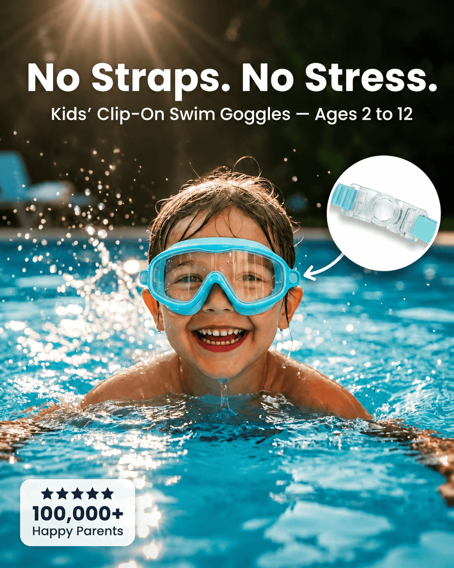 Kids Anti-Fog Swimming Goggles Pool Swim Glasses For Children Boys Girls Swim Uk PAWZORA
