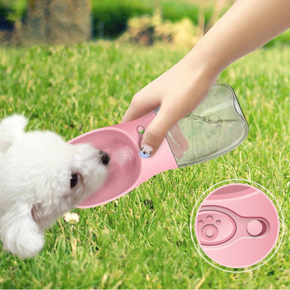 Leak-Proof Portable Dog & Cat Water Bottle – Outdoor Travel Drinking Cup null