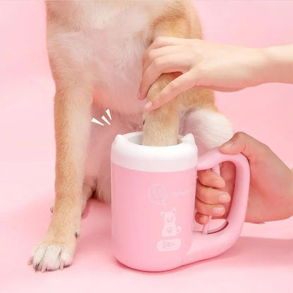 Pet Cat Dog Foot Clean Cup Cleaning Tool Silicone Washing Brush Paw Washer null