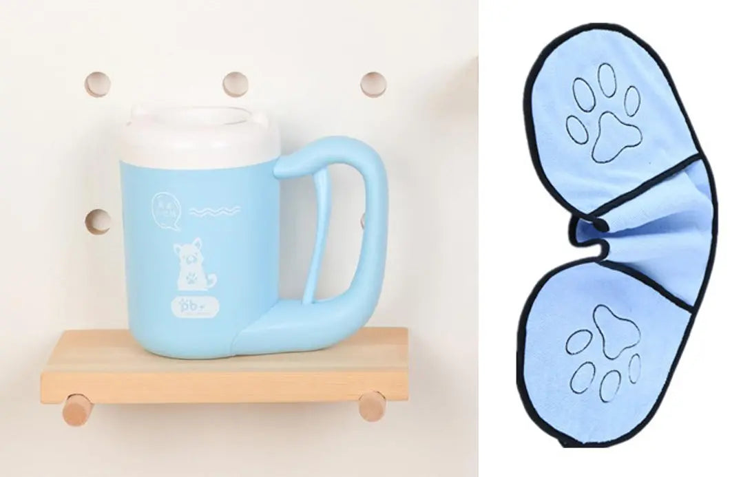 Pet Cat Dog Foot Clean Cup Cleaning Tool Silicone Washing Brush Paw Washer null