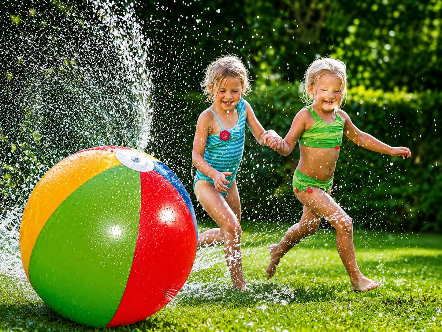 nflatable Spray Water Ball Childrens Summer Outdoor Swimming Beach Pool Play The Lawn Balls Playing Smash Funny Toy PAWZORA